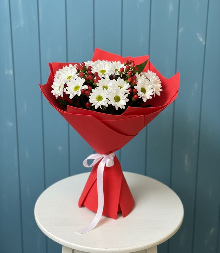 Букет цветов из: Хризантемы в Шенджий