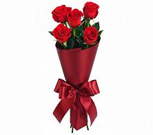 Букет 5 Красных роз Эдлесс Лав в Шенджий