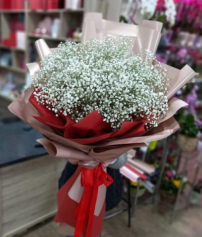 Букет цветов из: Гипсофила в Шенджий