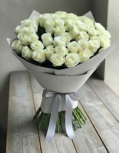 Букет 35 Белых роз в Шенджий