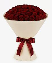 Букет 101 Бордовая роза Блэк Бакарра в Шенджий