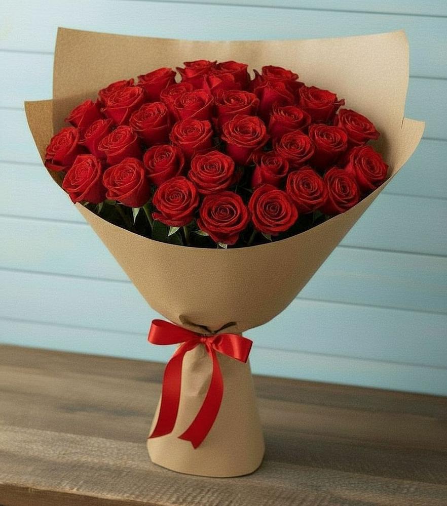 Букет Красные розы Милано в Шенджий