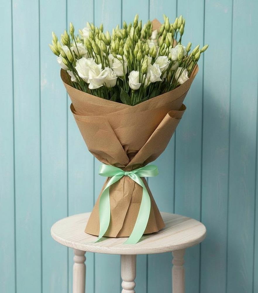 Букет цветов из: Лизиантусы в Шенджий