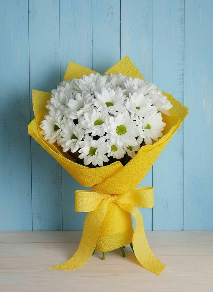 Букет цветов из: Хризантемы в Шенджий