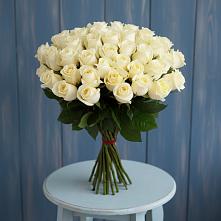 Букет 51 Белая роза Эдлесс Лав #REPLACE_PRED# Шенджий