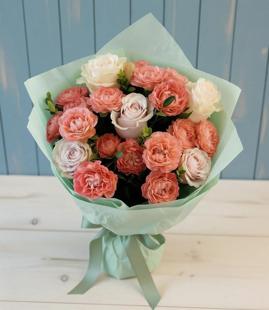 Букет цветов из: Розы в Шенджий