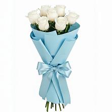 Букет 7 белых роз Проуд #REPLACE_PRED# Шенджий