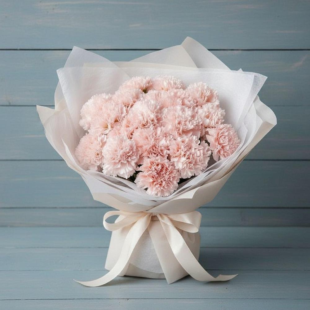 Букет цветов из: Гвоздики в Шенджий