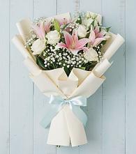 Букет цветов из:  Лилии в Шенджий